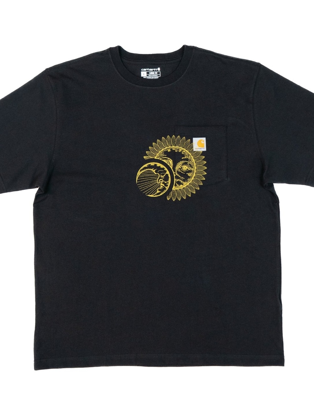 Carhartt Celestial T-shirt Men’s Size Large Loose Fit Embroidered Sun Moon